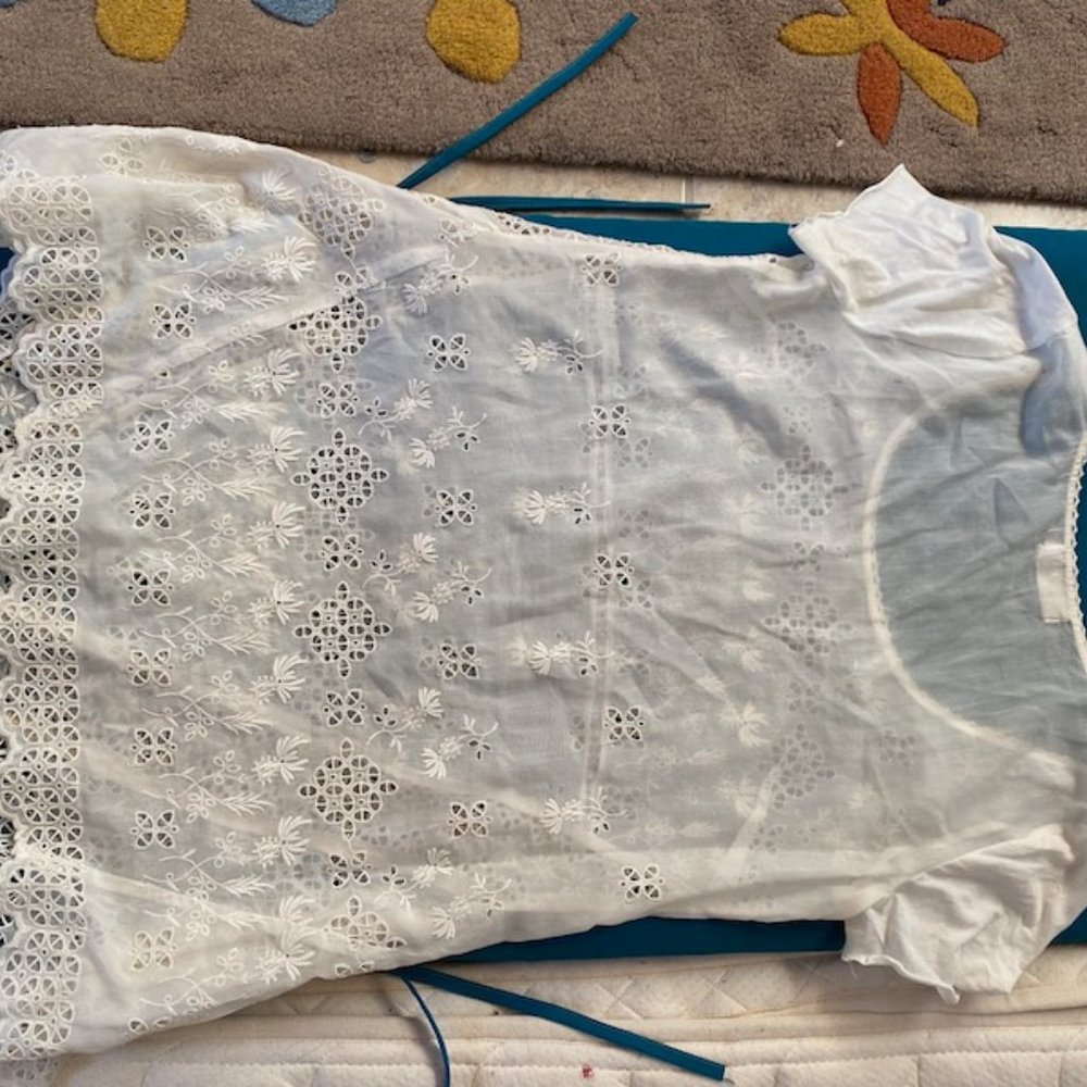 4 Love and Liberty (Johnny Was) Dress, White Small